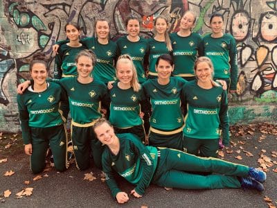 Hockeymannschaft der 1. Damen des Jahres 2019 am TB Erlangen